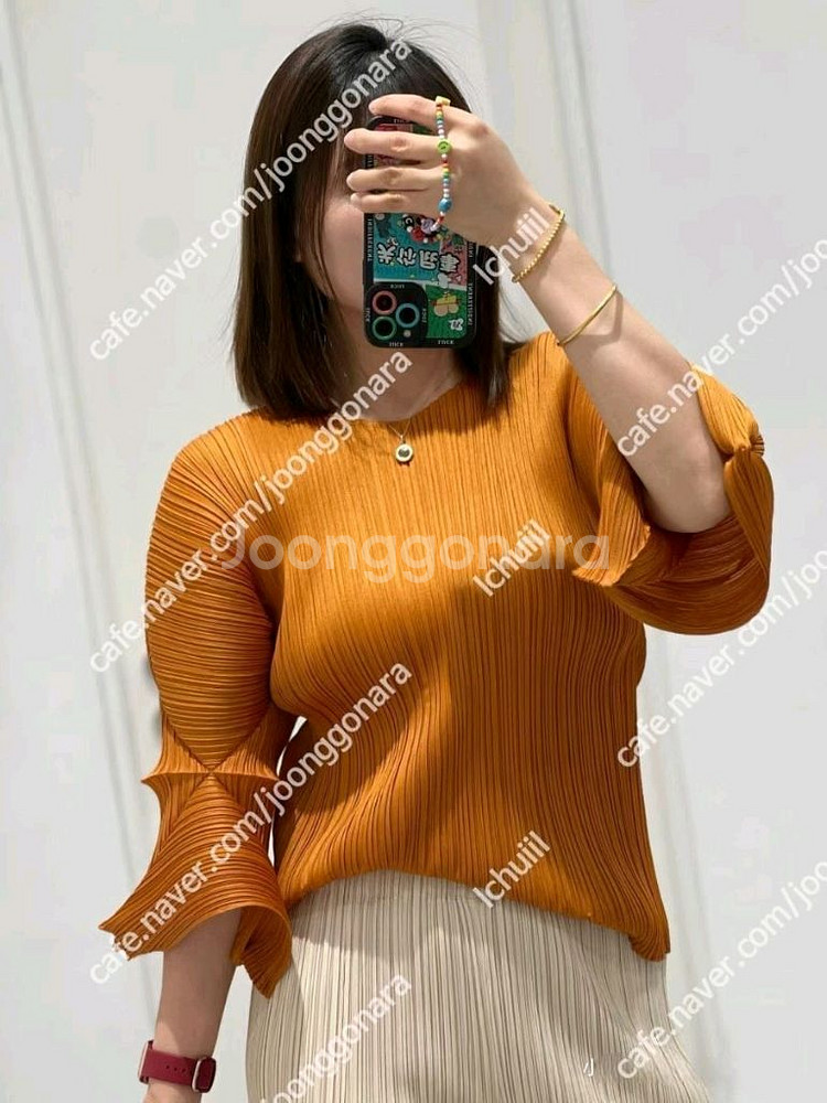 플리츠플리즈 캔디 탑--5