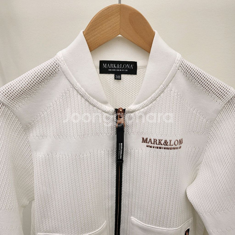 마크앤로나 니트 블루종--1