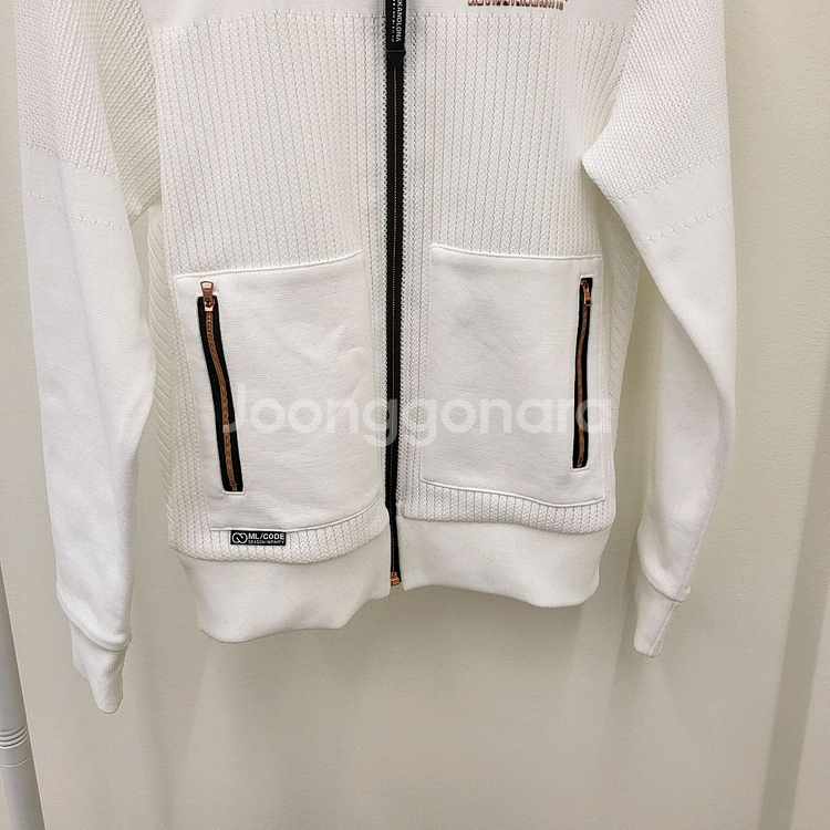 마크앤로나 니트 블루종--2