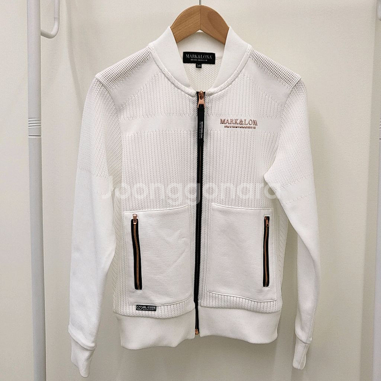 마크앤로나 니트 블루종--0