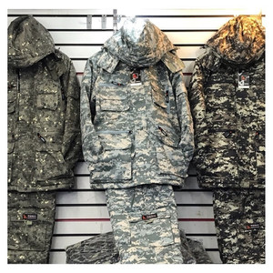 겨울용 밀리터리돕바와 밀리터리바지 상하세트