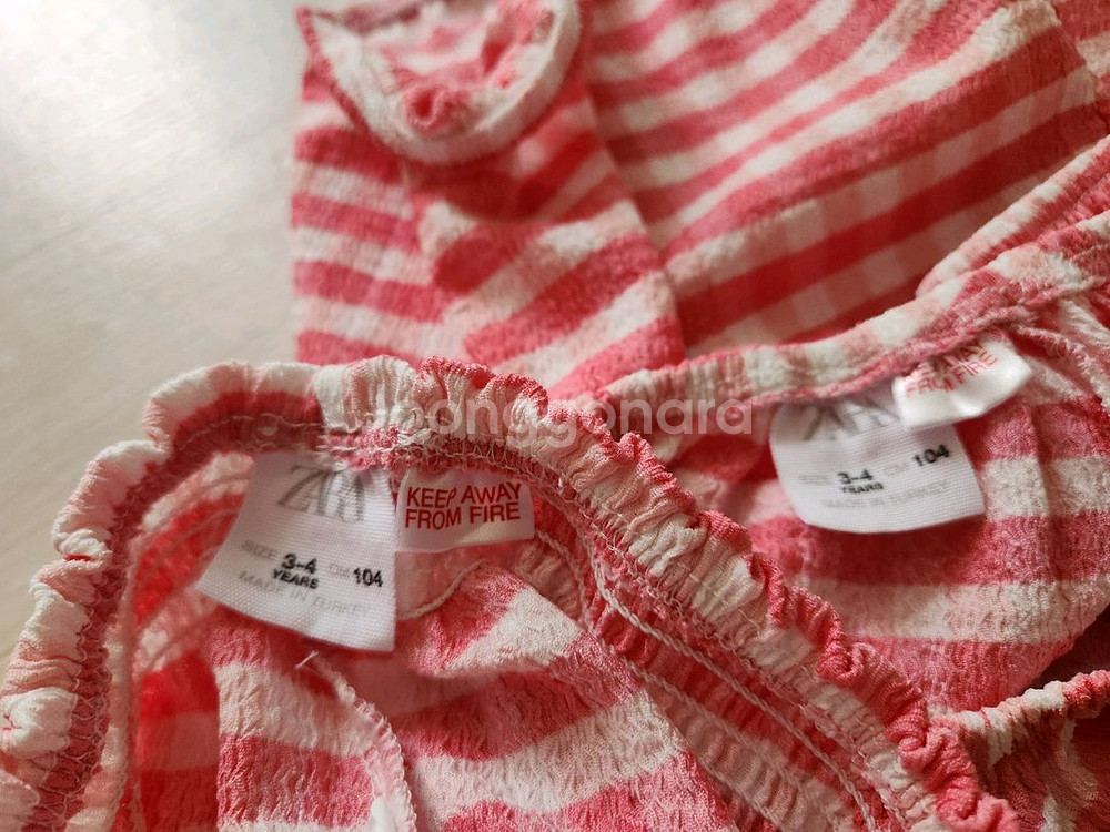 자라 셋업 상하복 104 (3~4y)--2