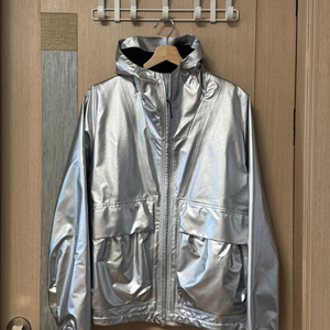 룰루레몬 랩 메탈릭 후드 자켓 바람막이 M
