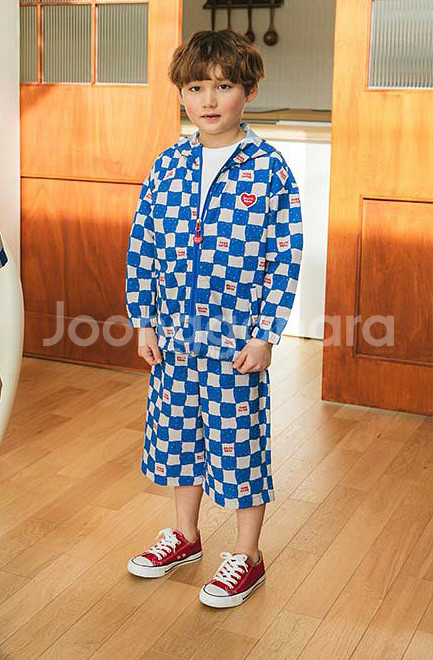 벨리타앤보이즈 폴리서커 크롭팬츠/사이즈 110/아기옷--0