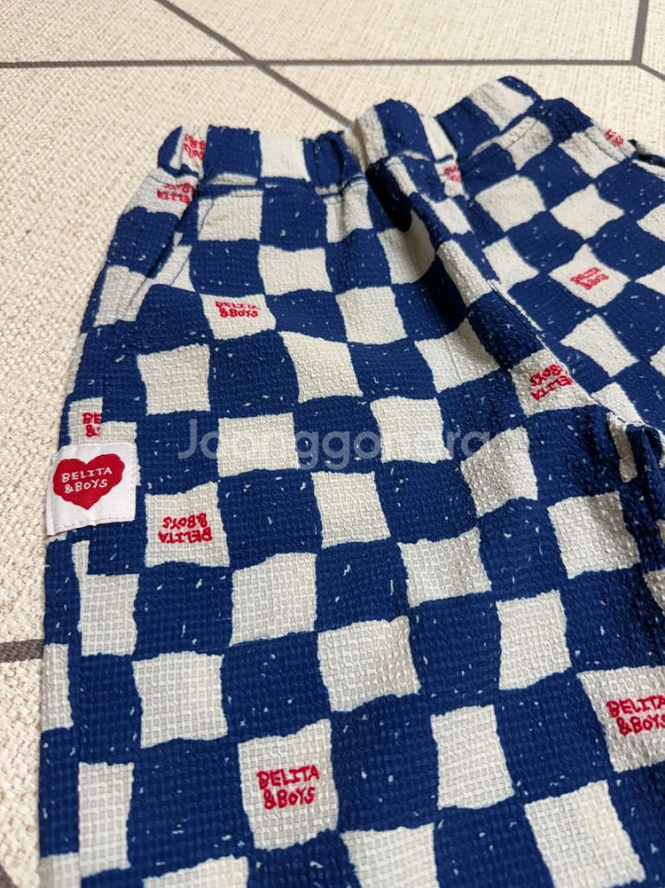 벨리타앤보이즈 폴리서커 크롭팬츠/사이즈 110/아기옷--4