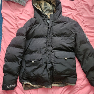 나이브 웰론 후드 패딩 점퍼 4xl 105사이즈