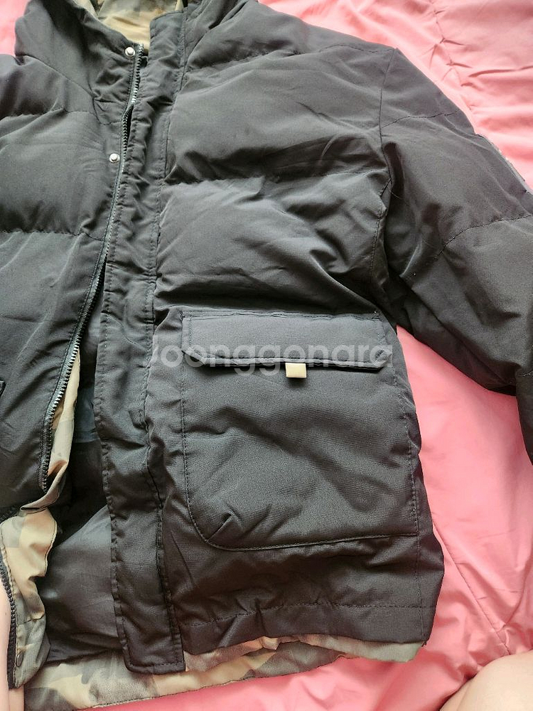 나이브 웰론 후드 패딩 점퍼 4xl 105사이즈--3