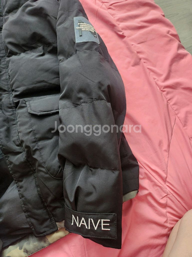 나이브 웰론 후드 패딩 점퍼 4xl 105사이즈--2