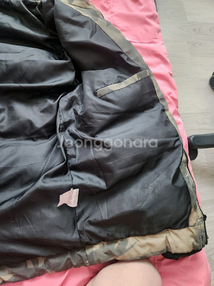 나이브 웰론 후드 패딩 점퍼 4xl 105사이즈--4