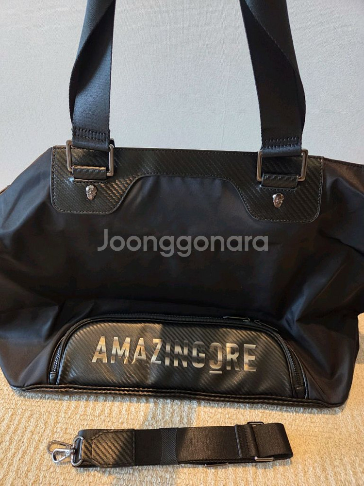 국내당일발송 어메이징크리 골프백 캐디백 보스턴백 블랙--8