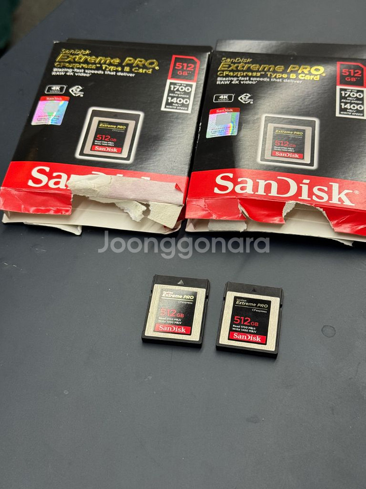샌디스크 CFexpress cfb 512gb + 리더기--0