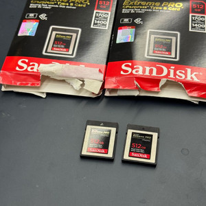 샌디스크 CFexpress cfb 512gb + 리더기