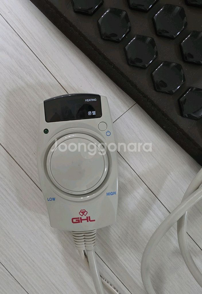 옥돌 게르마늄 허리 온열 매트 찜질기--1