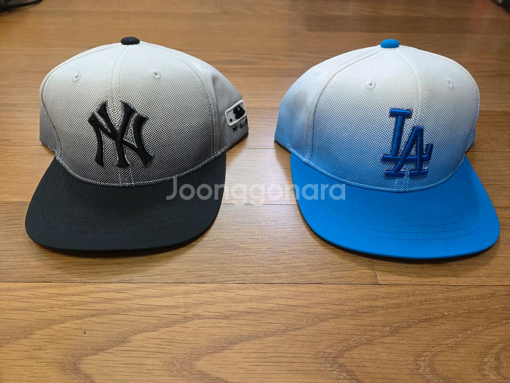 MLB 키즈 야구 모자 (NY, LA) 2개일괄--0