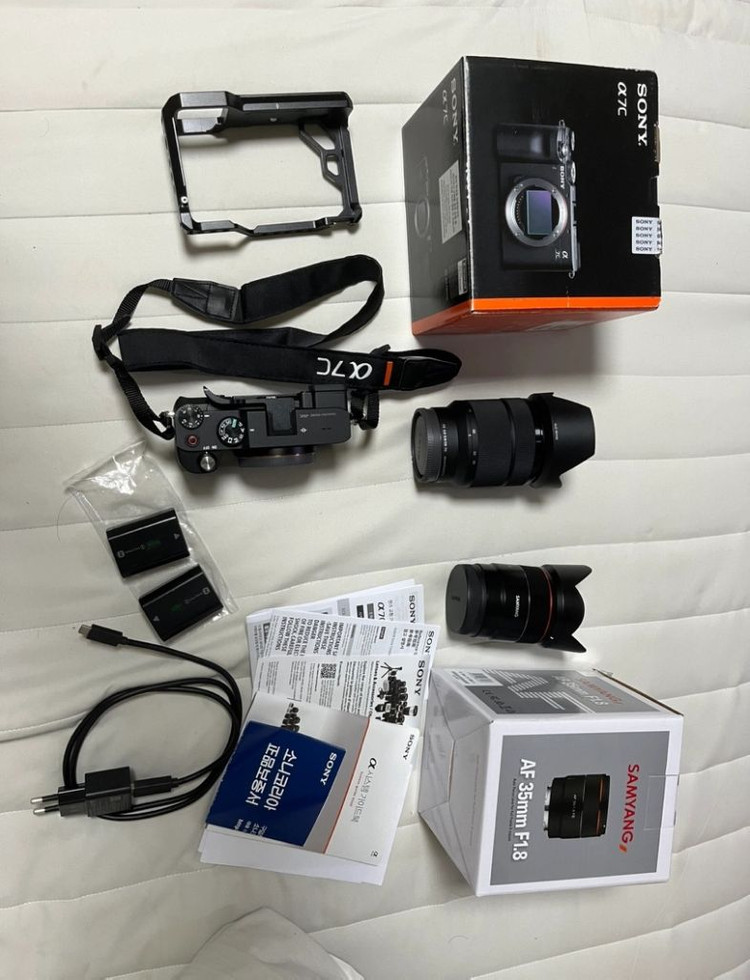 소니a7c 렌즈일괄 이미지