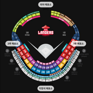 9월29일(월) SSG 롯데 3루 외야필드석 연석 판매