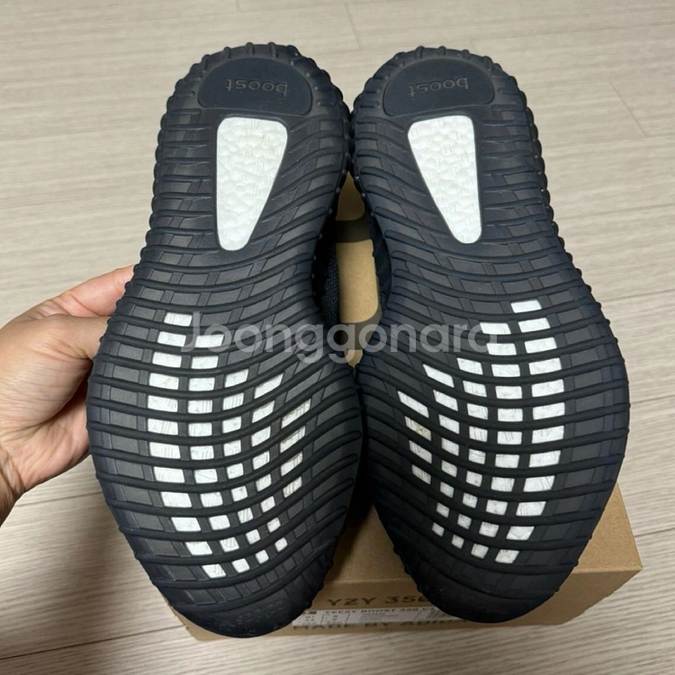 아디다스 이지부스트 350 V2 오닉스 (265mm)--2