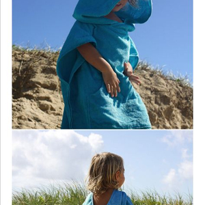 써니라이프 상어 후드 비치타올