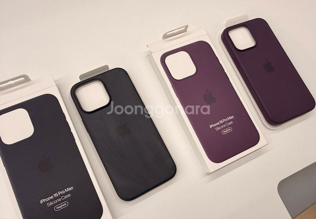 애플 정품 실리콘케이스 (아이폰16프로맥스)--0
