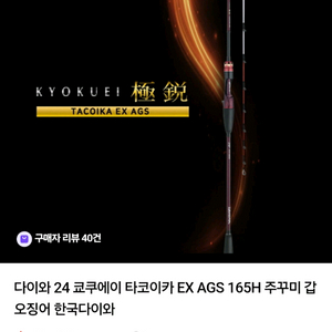 다이와 쿄쿠에이 타코이카 165H 갑오징어대