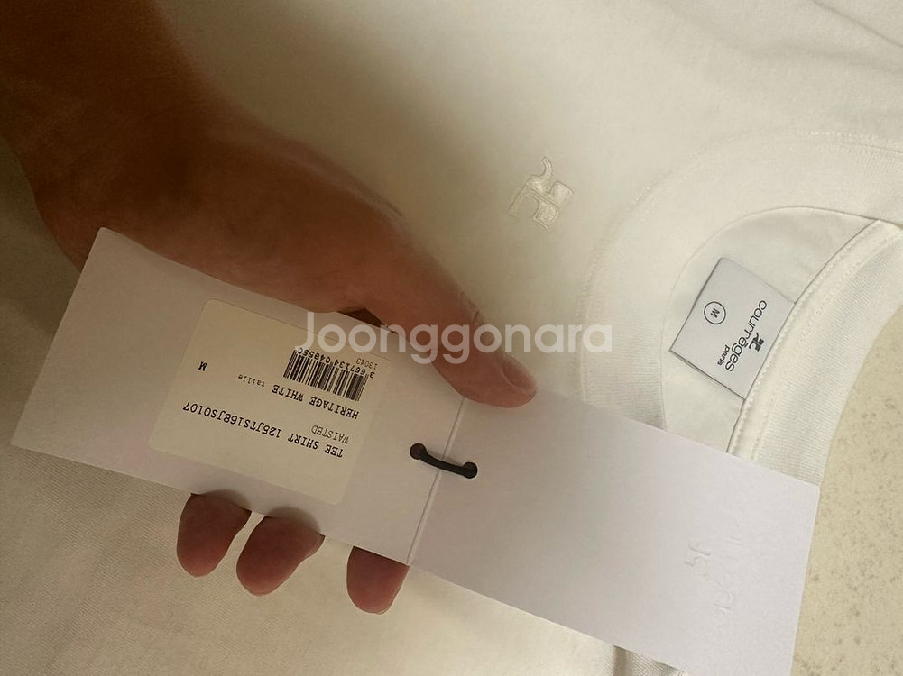 25ss 꾸레쥬 정품 티셔츠--4