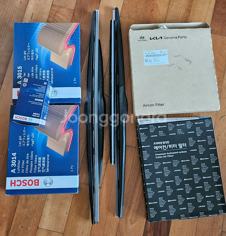 스팅어 3.3 에어필터 오일필터 와이퍼 에어컨필터--0