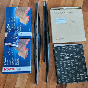 스팅어 3.3 에어필터 오일필터 와이퍼 에어컨필터