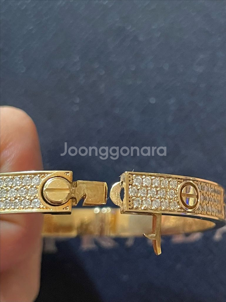 18k 제작 풀다이아 팔찌 16호--1