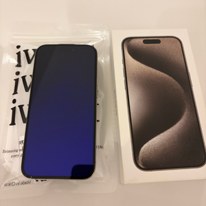 아이폰15프로 내추럴 128 애플케어 1월9일까지