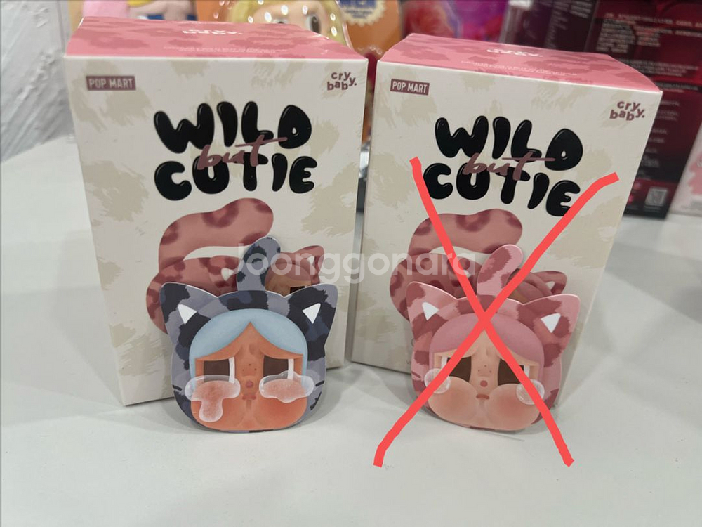 [팝마트] 크라이베이비 표범 냥이 시리즈 인형 키링--0