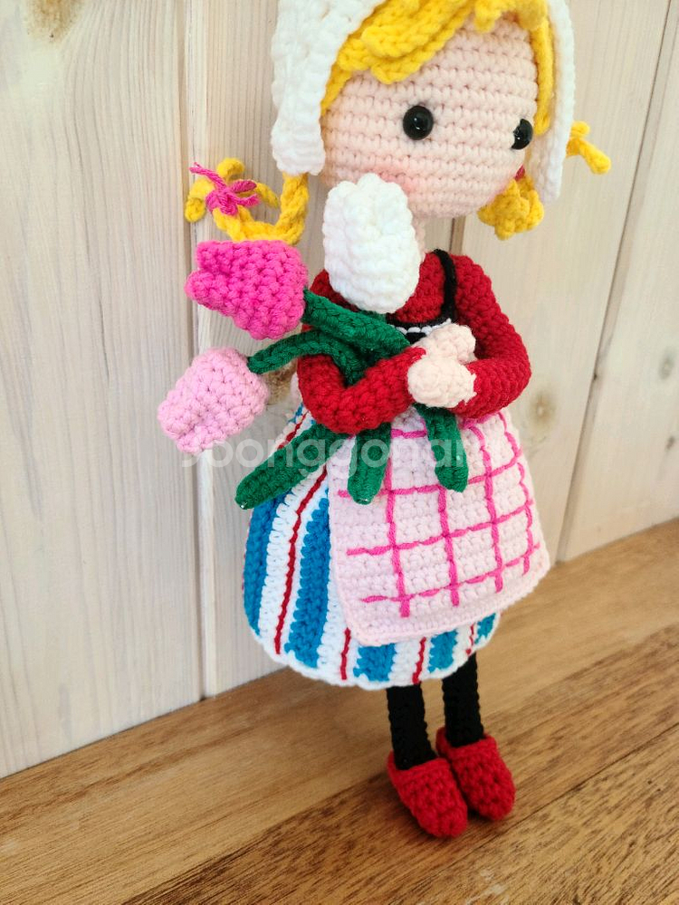 네덜란드 소년, 소녀 뜨개 인형 (계좌거래)--3