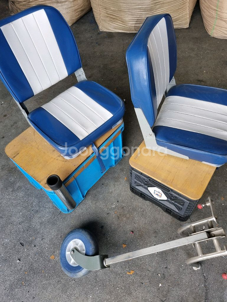 고무보트앞딩기 보트의자 팝니다--0