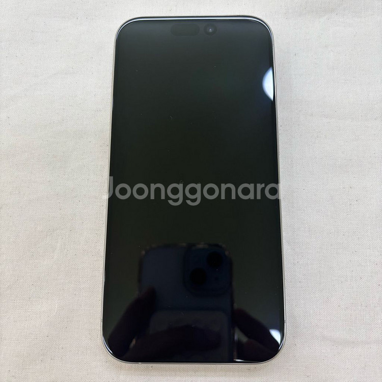 아이폰 15프로 128 화이트 2206--1