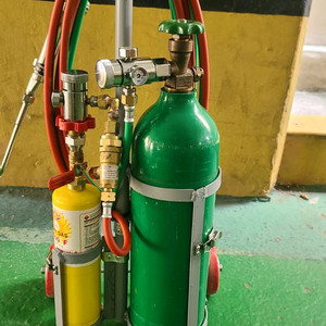 산소용접기 알미늄통 3.7리터