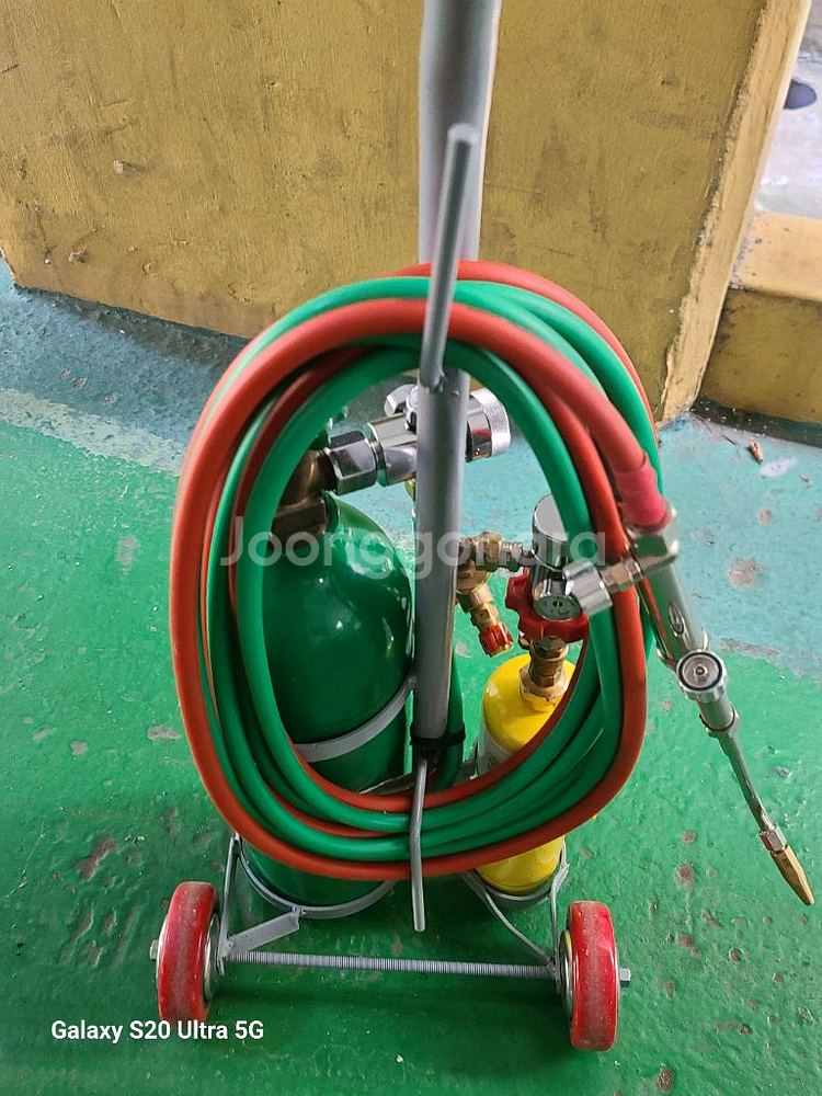 산소용접기 알미늄통 3.7리터--2