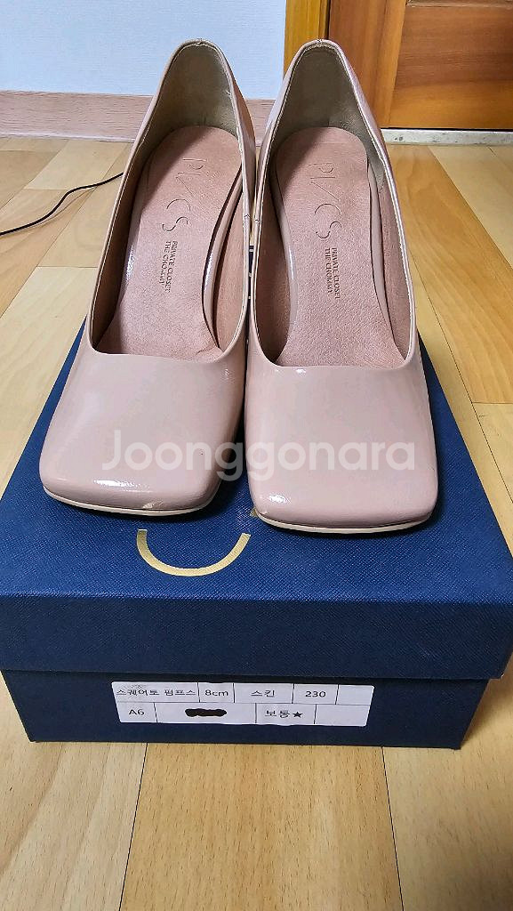 pvcs 춈미 스퀘어 펌프스 230 8cm--0