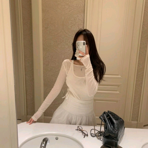 더위시 Leeds 엔젤레이어드티 화이트