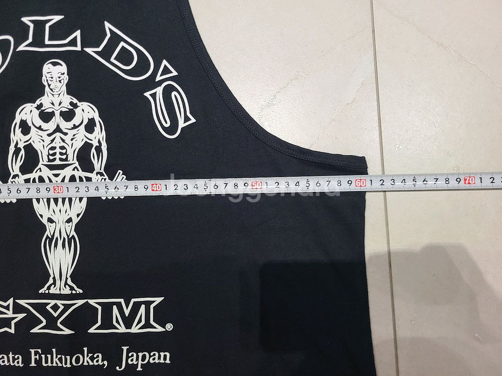 후쿠오카 골드짐 나시(XXL) 새상품--1