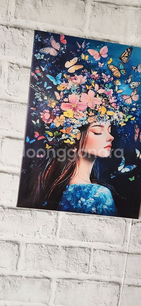 새상품)원목 프레임 캔버스 그림액자 인테리어소품--2