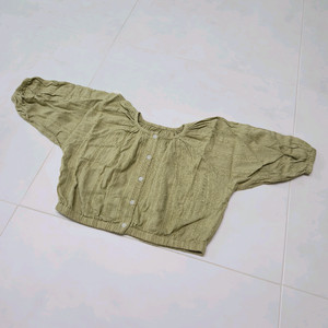 보나츠 프릴 블라우스 S