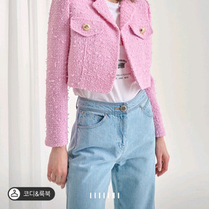 마인 부클레 크롭 재킷 66