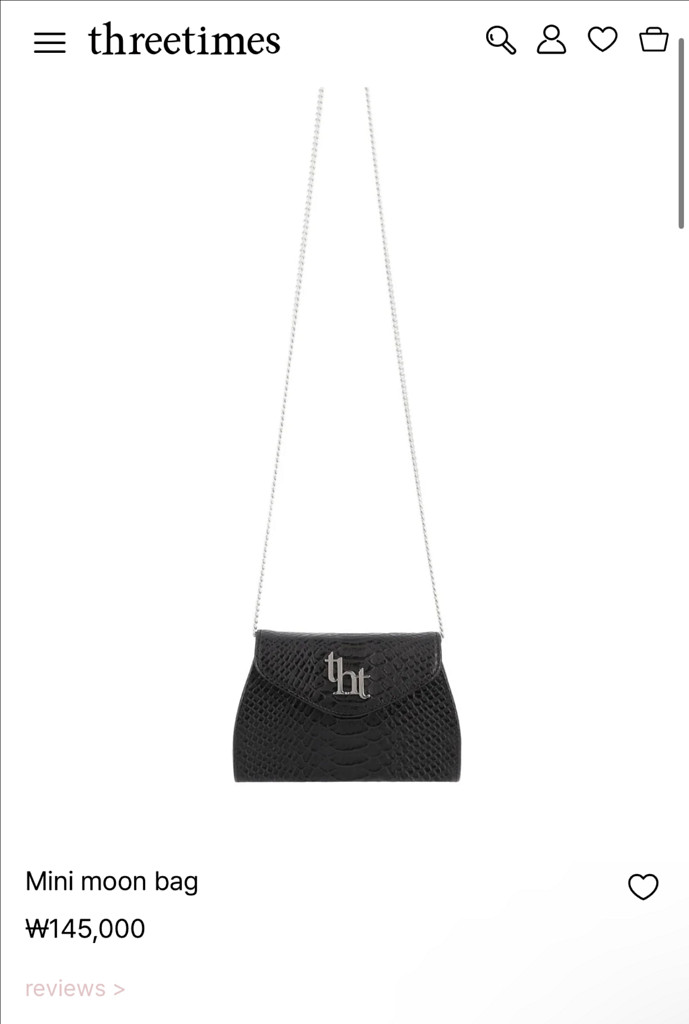 쓰리타임즈 mini moon bag--0