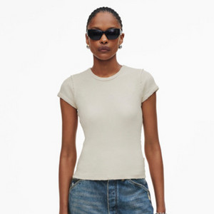 마크 제이콥스 헤비 코튼 골지 그런지 티셔츠 M사이즈