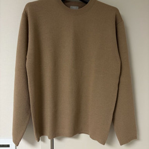 쿠어 탑필 캐시미어 라운드 니트