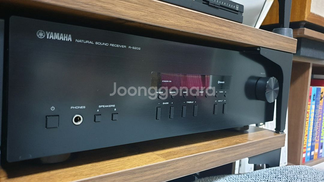 YAMAHA 야마하 R-S202 리시버 앰프 블랙--0