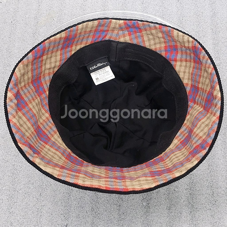 키스해링 정품 코듀로이 버킷햇 59cm--6