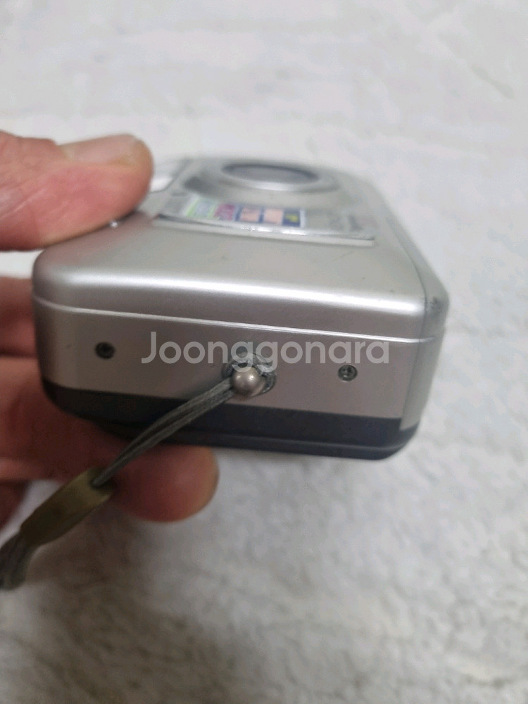 삼성 케녹스 Digimax 201 실버 카메라 레트로--4
