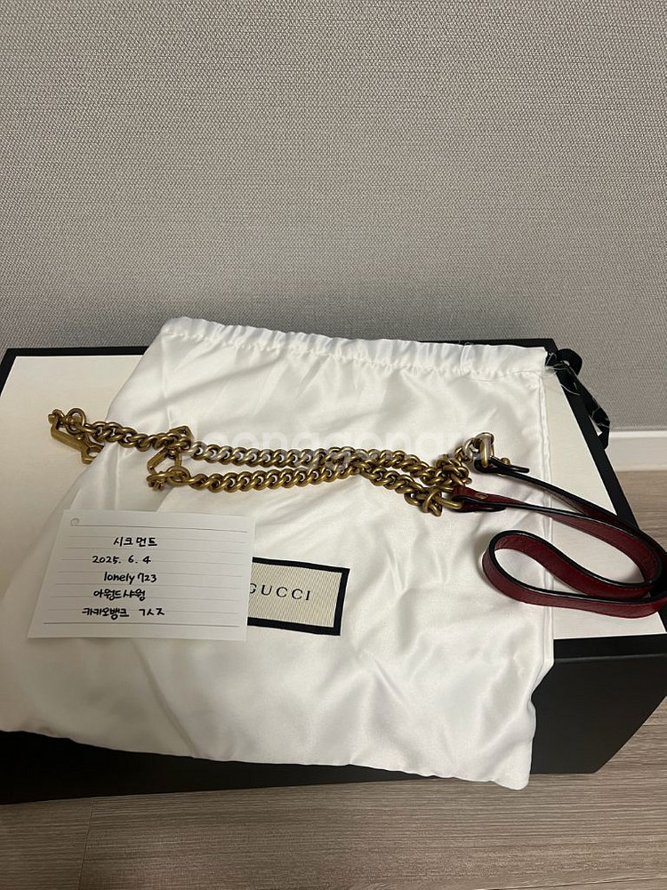 구찌 마몬트 탑핸들백 스몰 블랙 시즌--3