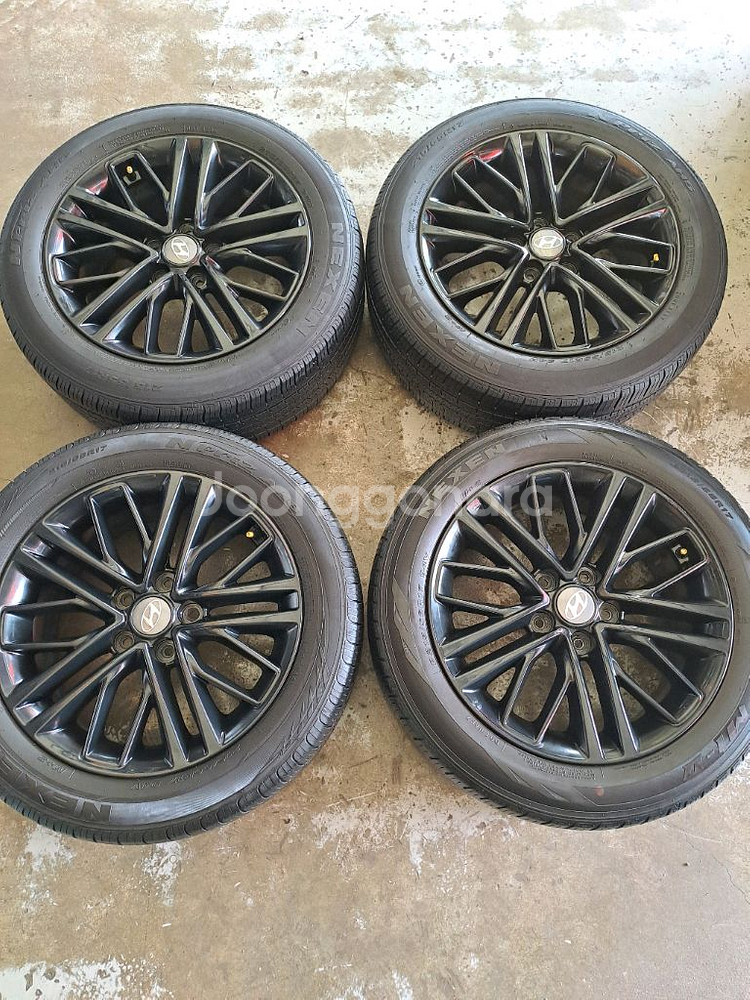 쏘나타용 17인치휠타이어--0