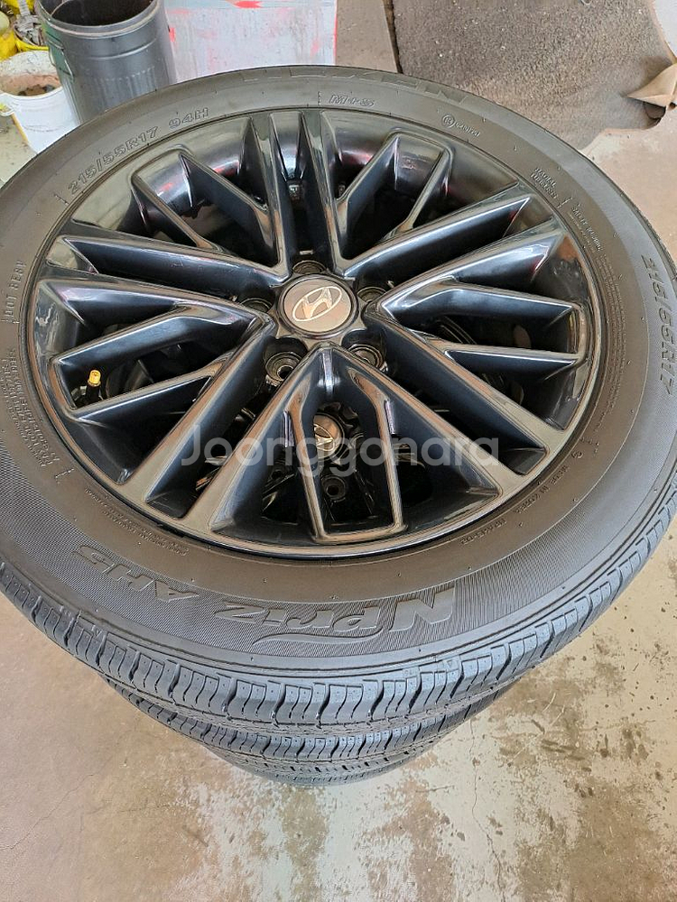 쏘나타용 17인치휠타이어--9